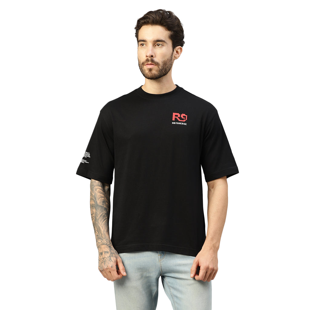 TSHIRT - MOTO EMOJI OVERSIZE T-SHIRT BL