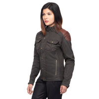 CHAQUETA GIRL ON WHEELS WMN RIDING JKT OLIVE