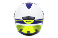 CASCO RACECRAFT 856C NEON AZUL BLANCO