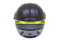 CASCO RACECRAFT 856F NEGRO NEON GRIS GRIS