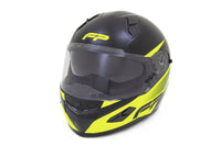 CASCO RACECRAFT 856F NEGRO NEON GRIS GRIS