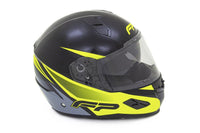CASCO RACECRAFT 856F NEGRO NEON GRIS GRIS